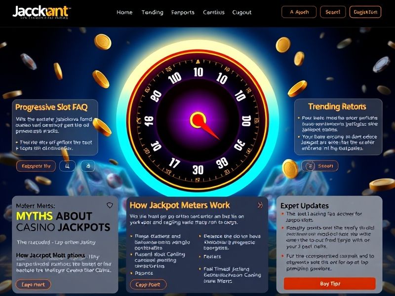 Explore the latest updates on real-time jackpot meters for progressive slots at casino sites. Find expert guides, game rankings, and how to maximize your chances of hitting big jackpots.
